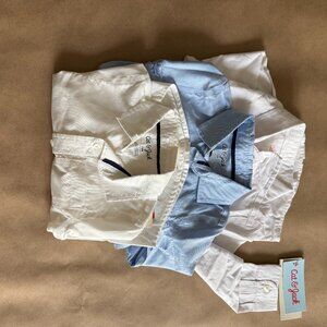 Cat & Jack Toddler Dress Shirt Bundle – 3 Long Sleeve – Size 12–24M